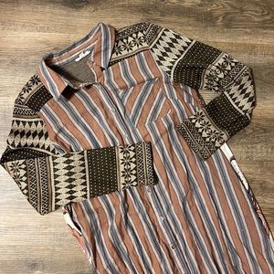 ODDY Multi-Patterned Maxi Dress